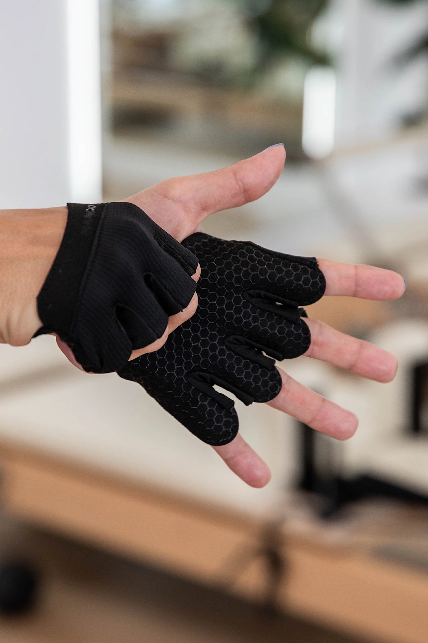 Black Gym Gloves