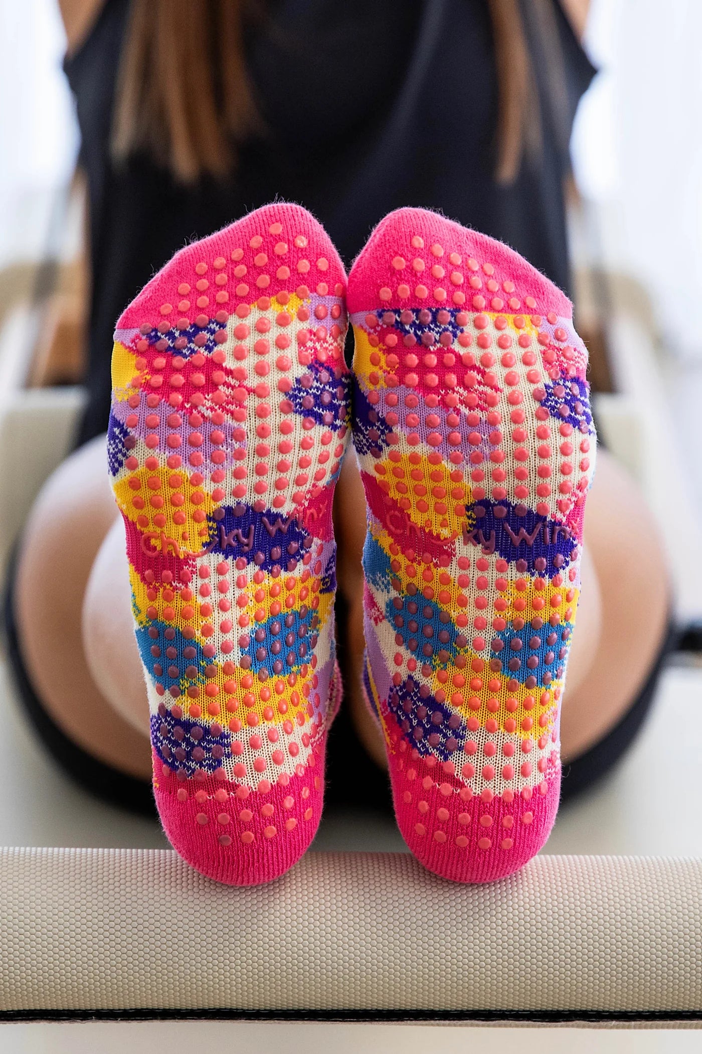 Cotton Candy X Wonderland Co Grip Socks