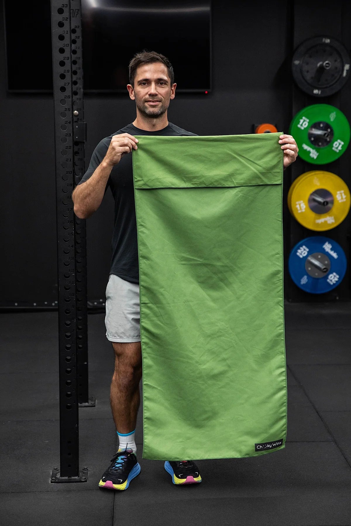 Hooded Basic Khaki Green