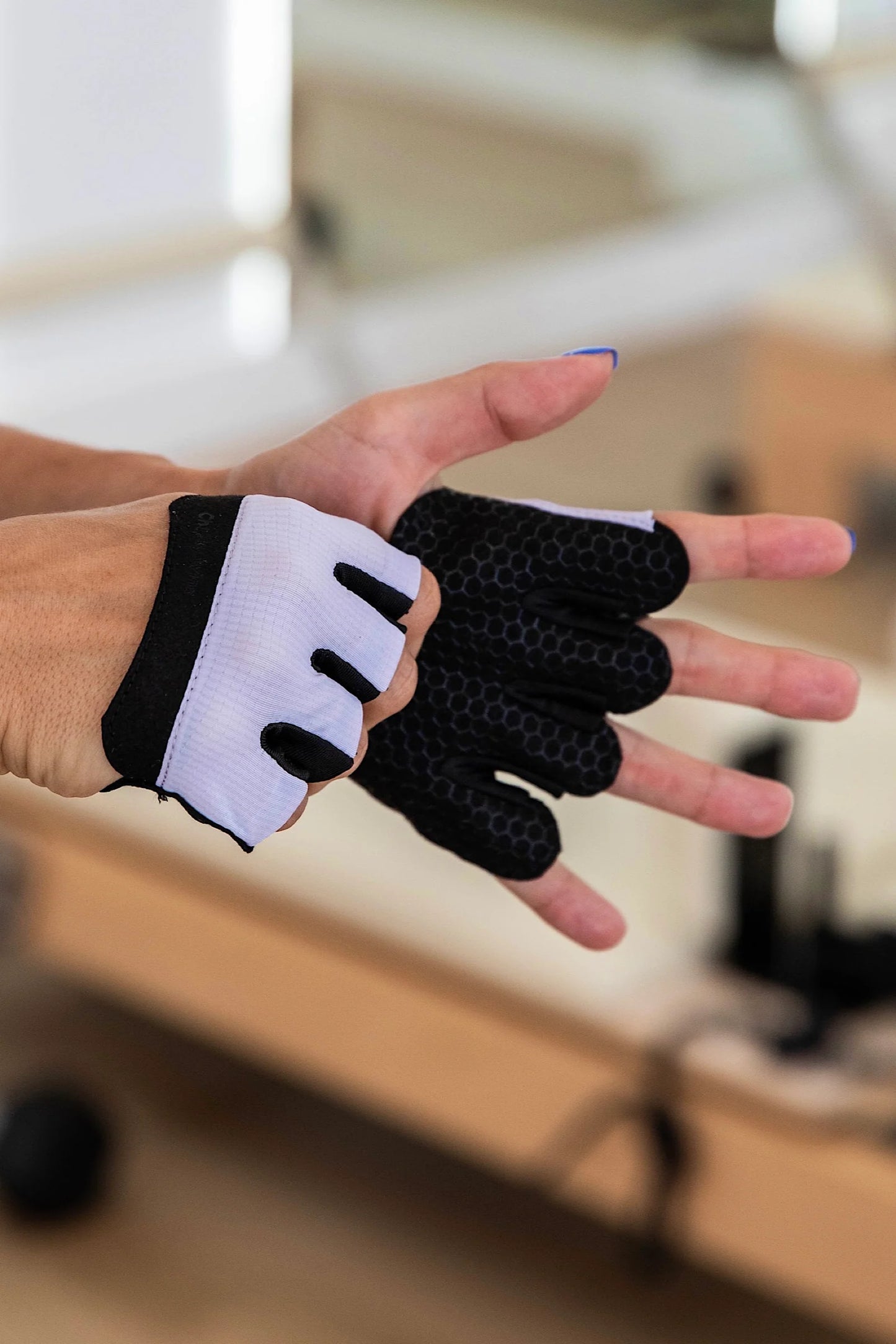 Purple Gym Gloves