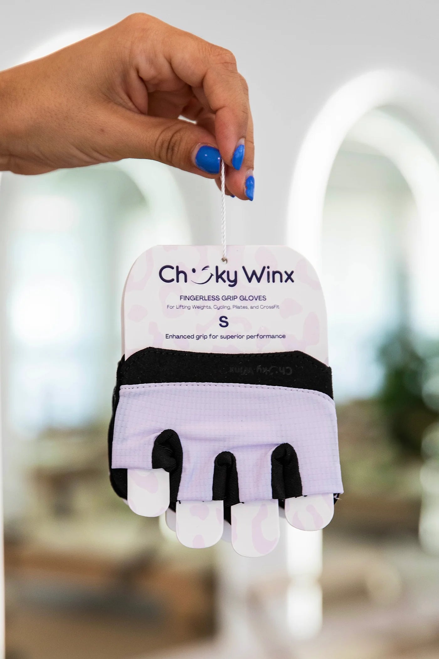 Purple Gym Gloves