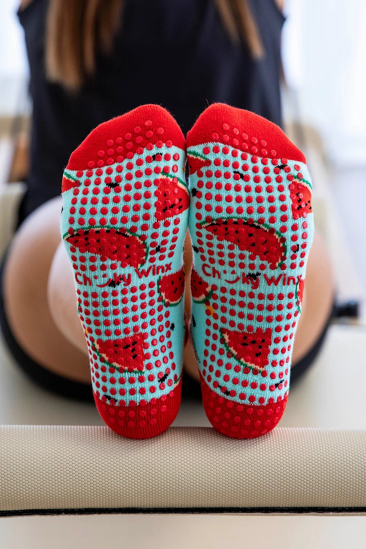 Watermelon Crush Grip Socks
