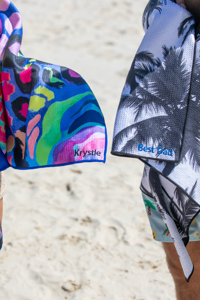 XL Beached Palm Trees-Cheeky Winx-Best Selling-Gift Idea-Personalised-Cheeky Winx