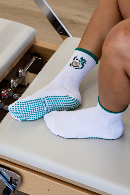 Crew Dragons Tale Grip Socks