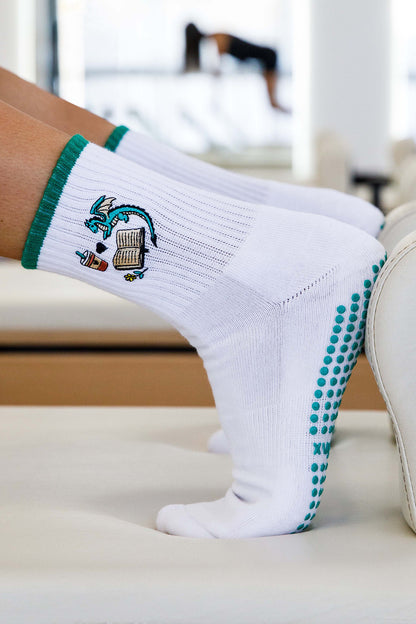 Crew Dragons Tale Grip Socks