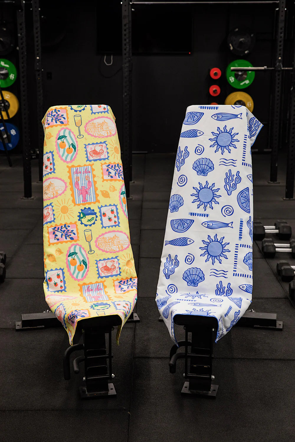 Hooded Mediterranean Sea Gym Towel