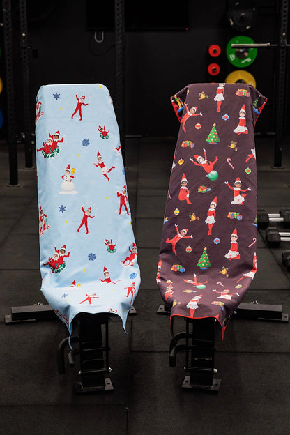 Hooded Scout Elf Snow Days Gym Towel