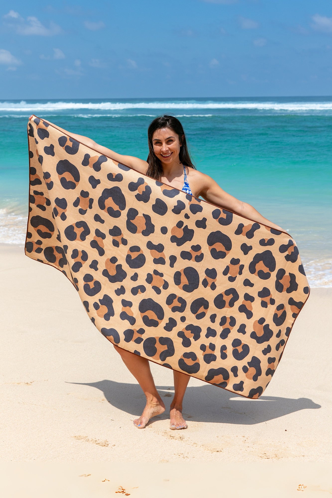 XL Beached Brown Leopard