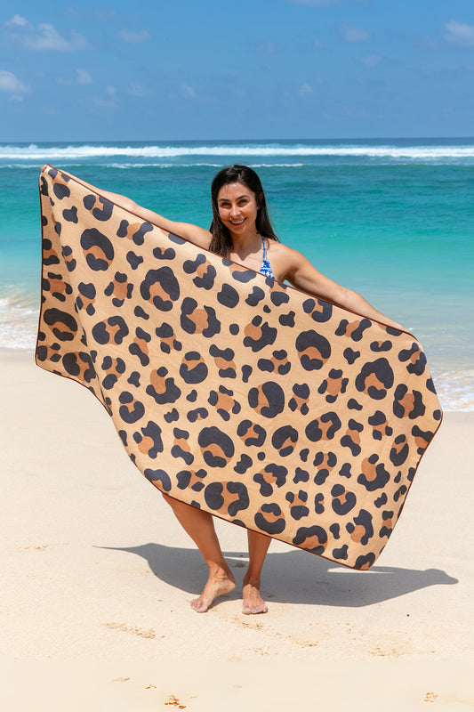 XL Beached Brown Leopard