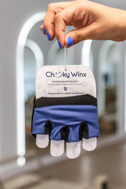 Navy Gym Gloves