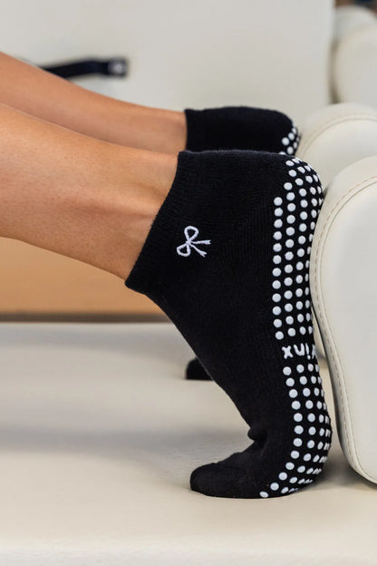 Ankle Bow Grip Socks