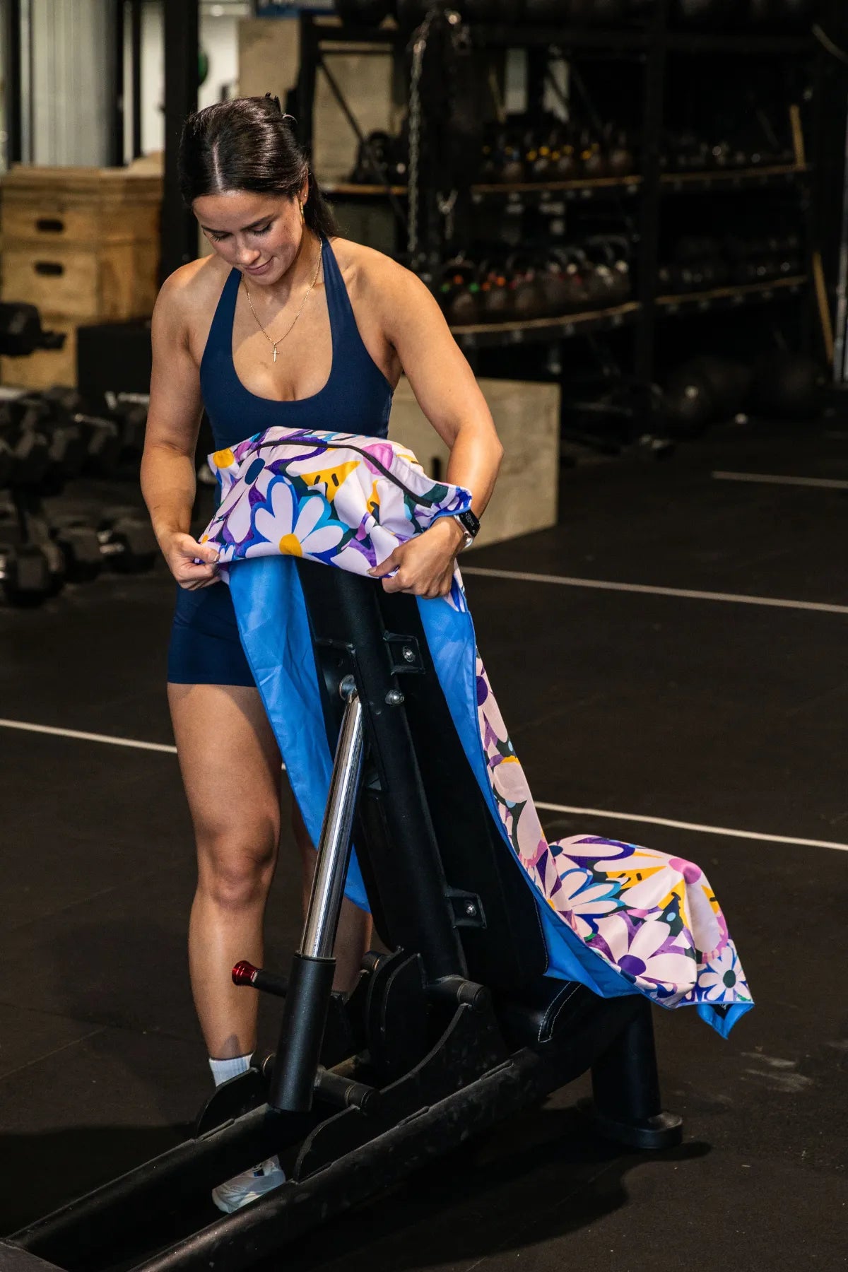 Hooded Garden Reef x Deb McNaughton Gym Towel