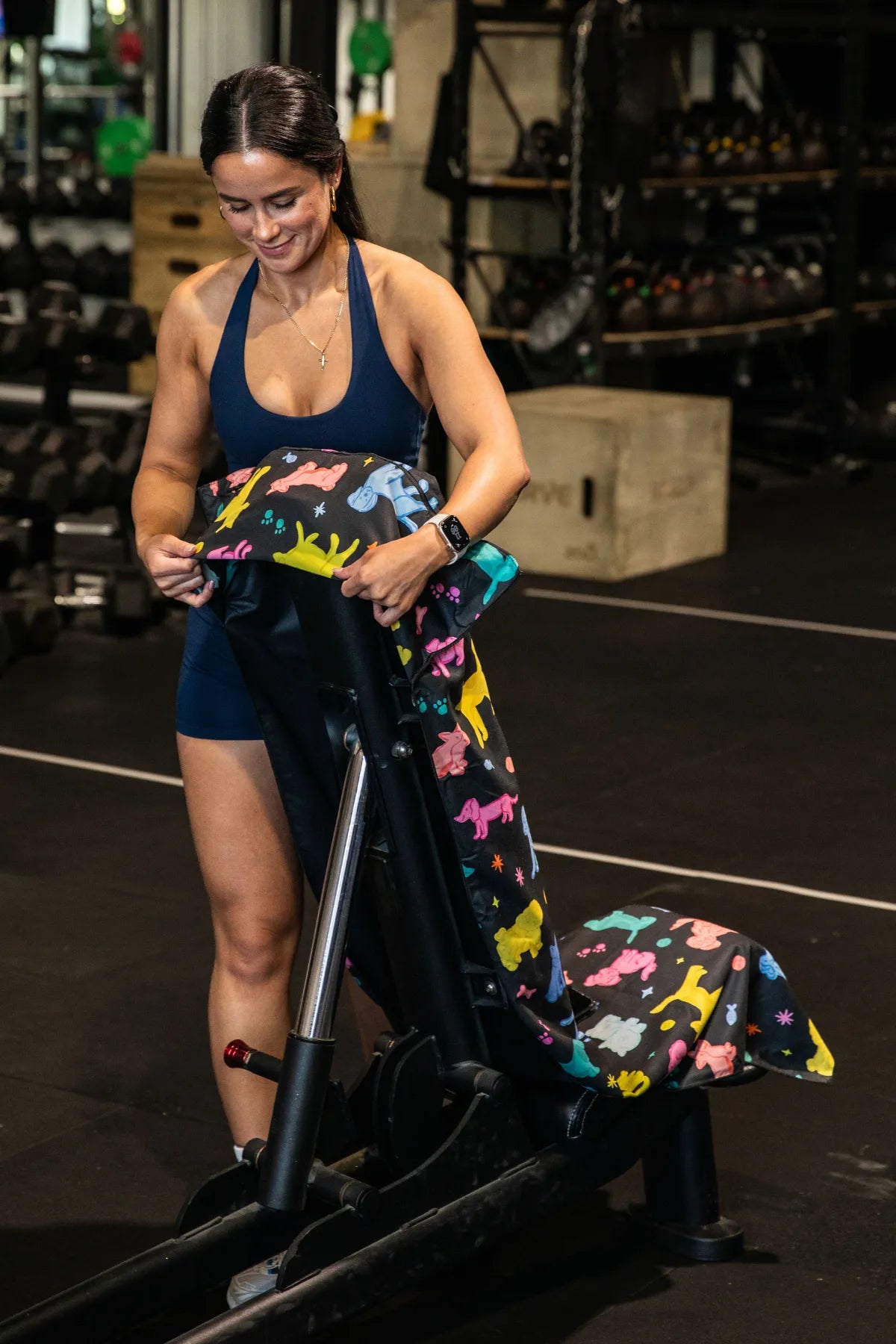 Hooded Happy Dogs x Iris & Sea Gym Towel