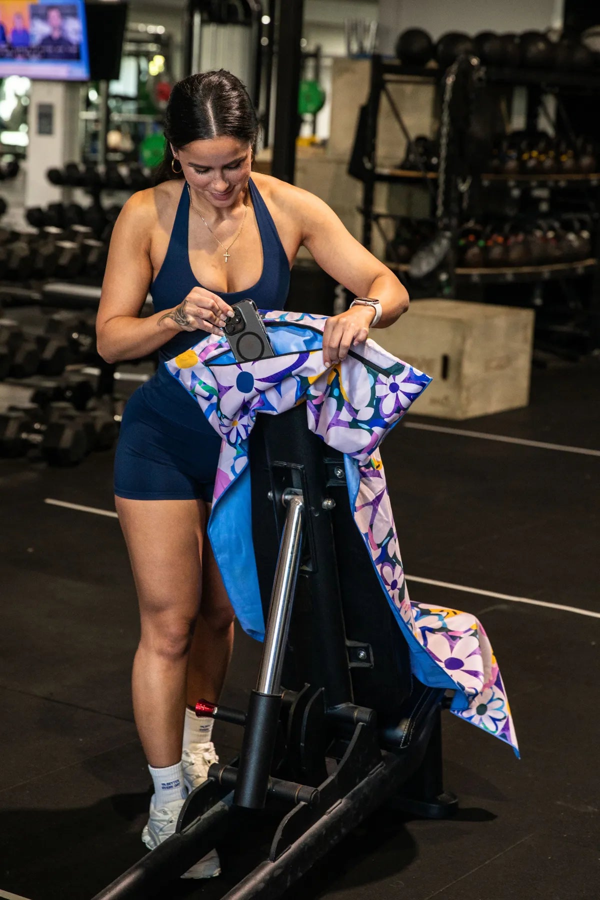Hooded Garden Reef x Deb McNaughton Gym Towel