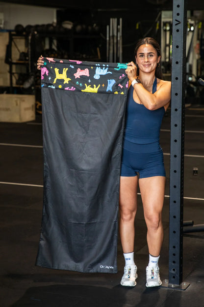 Hooded Happy Dogs x Iris & Sea Gym Towel