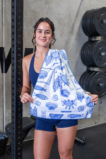 Mediterranean Sea Gym Towel