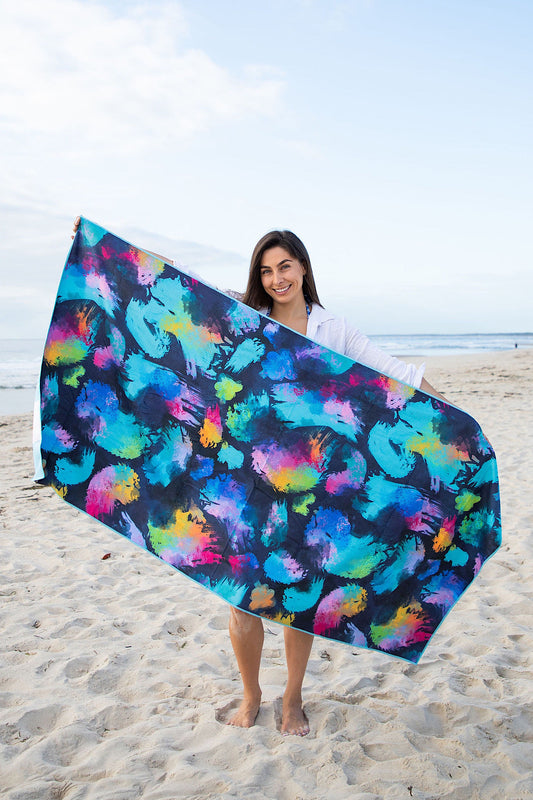 XL Beached Neon Splatter