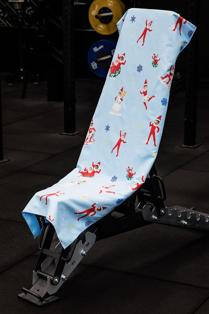Hooded Scout Elf Snow Days Gym Towel