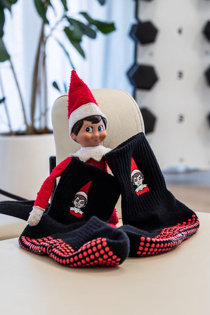Crew The Elf On The Shelf® Blue Eyes Grip Socks