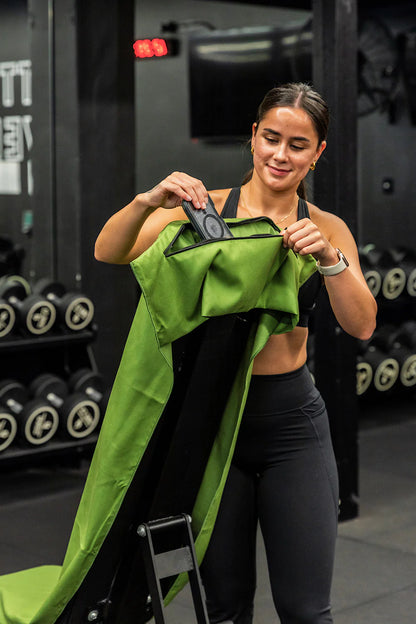 Hooded Basic Khaki Green