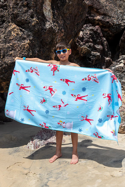 Kids Scout Elf Snow Days Beach Towel