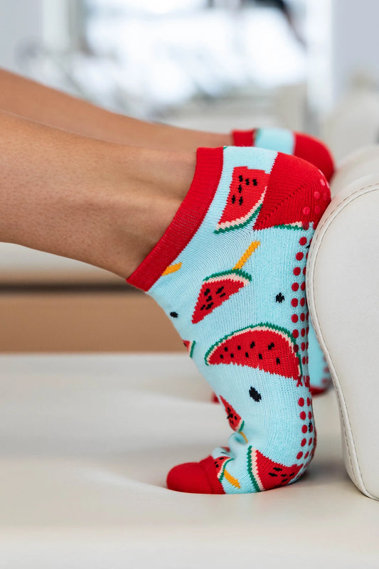 Watermelon Crush Grip Socks